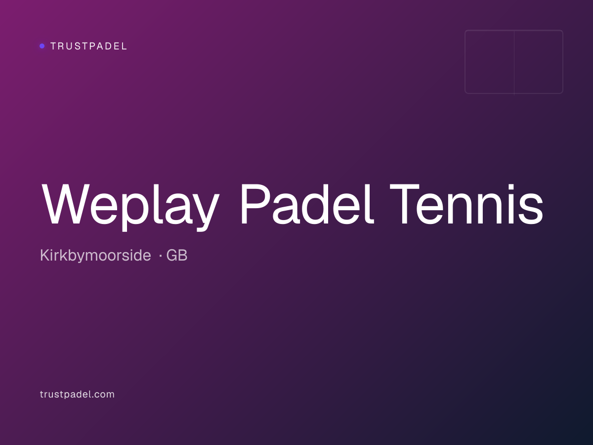 Weplay Padel Tennis padel club