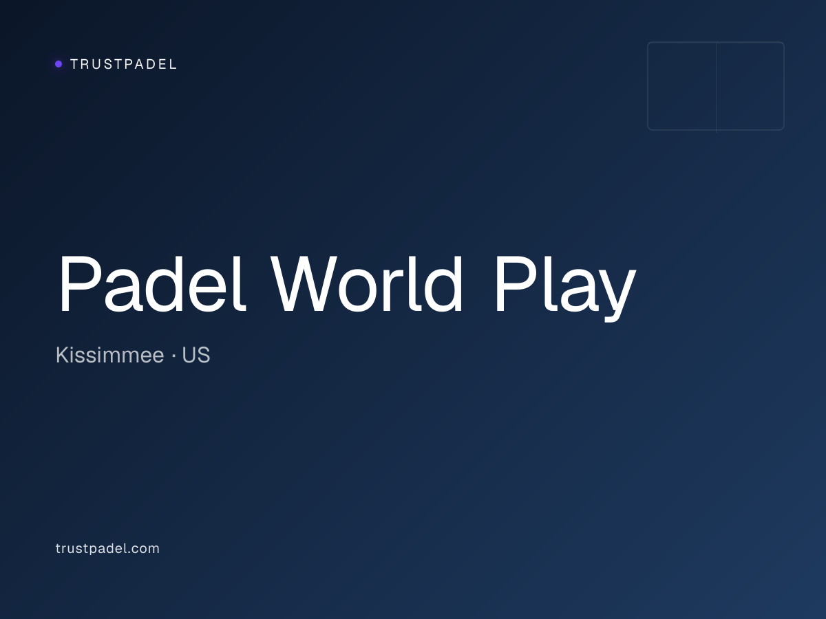 Padel World Play padel club
