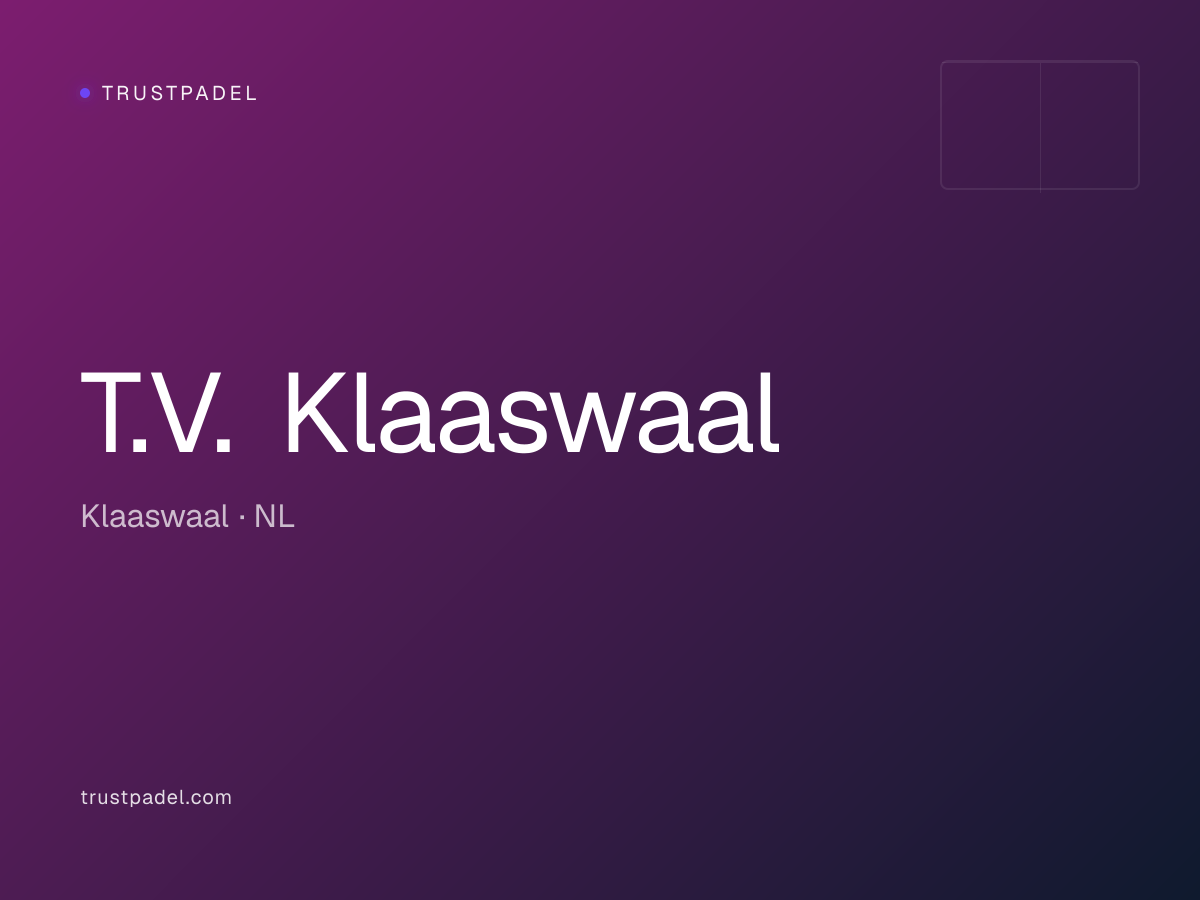 T.V. Klaaswaal padel club