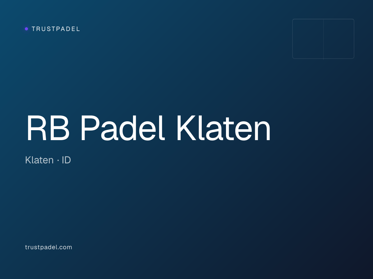 RB Padel Klaten padel club