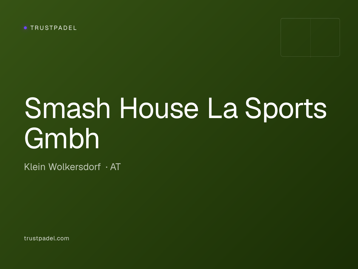 Smash House La Sports Gmbh padel club