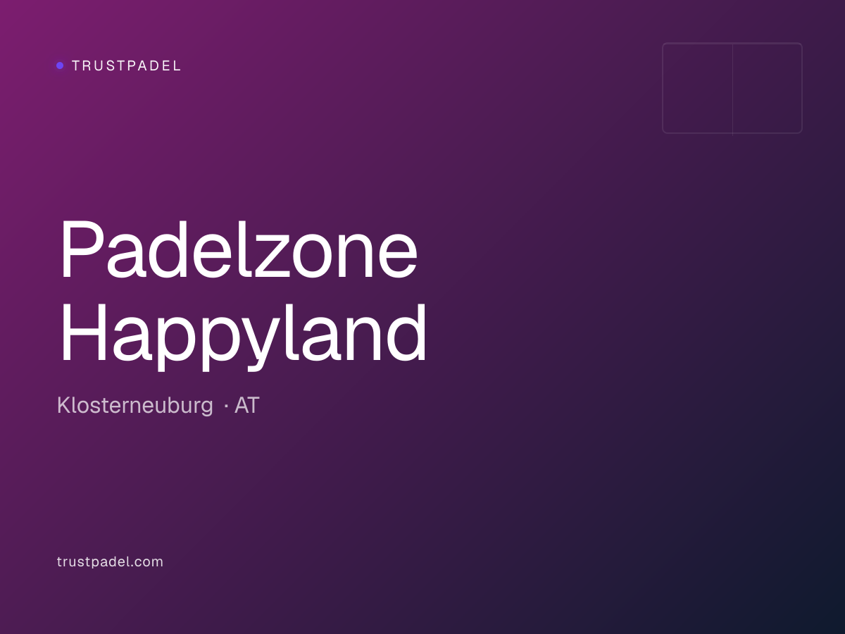 Padelzone Happyland padel club