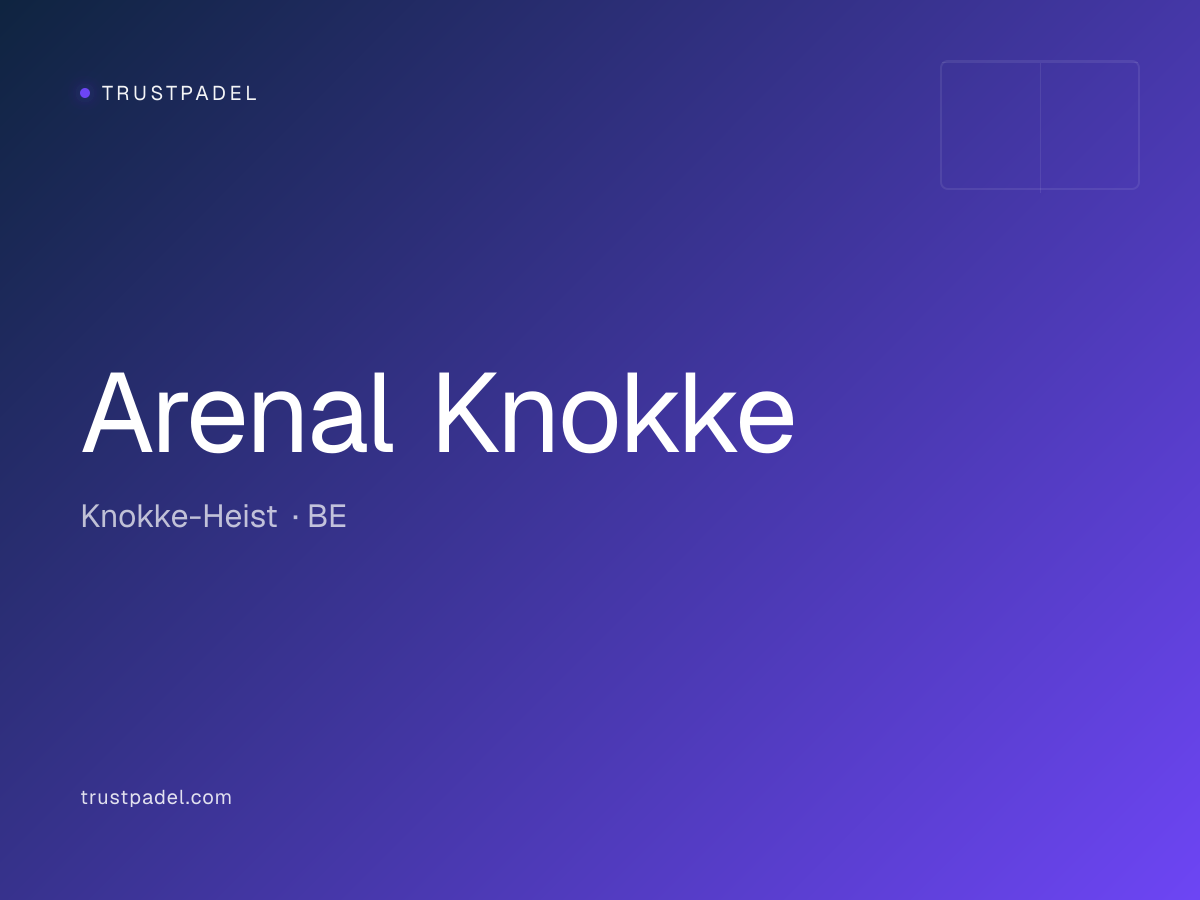 Arenal Knokke padel club