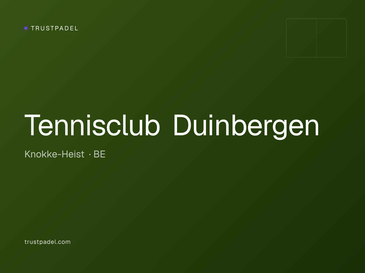 Tennisclub Duinbergen padel club