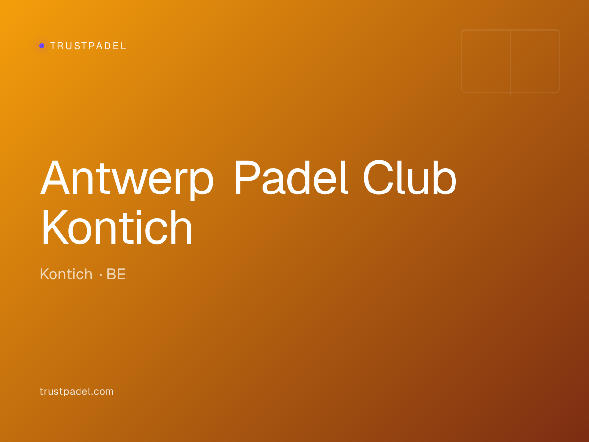 Antwerp Padel Club Kontich padel club