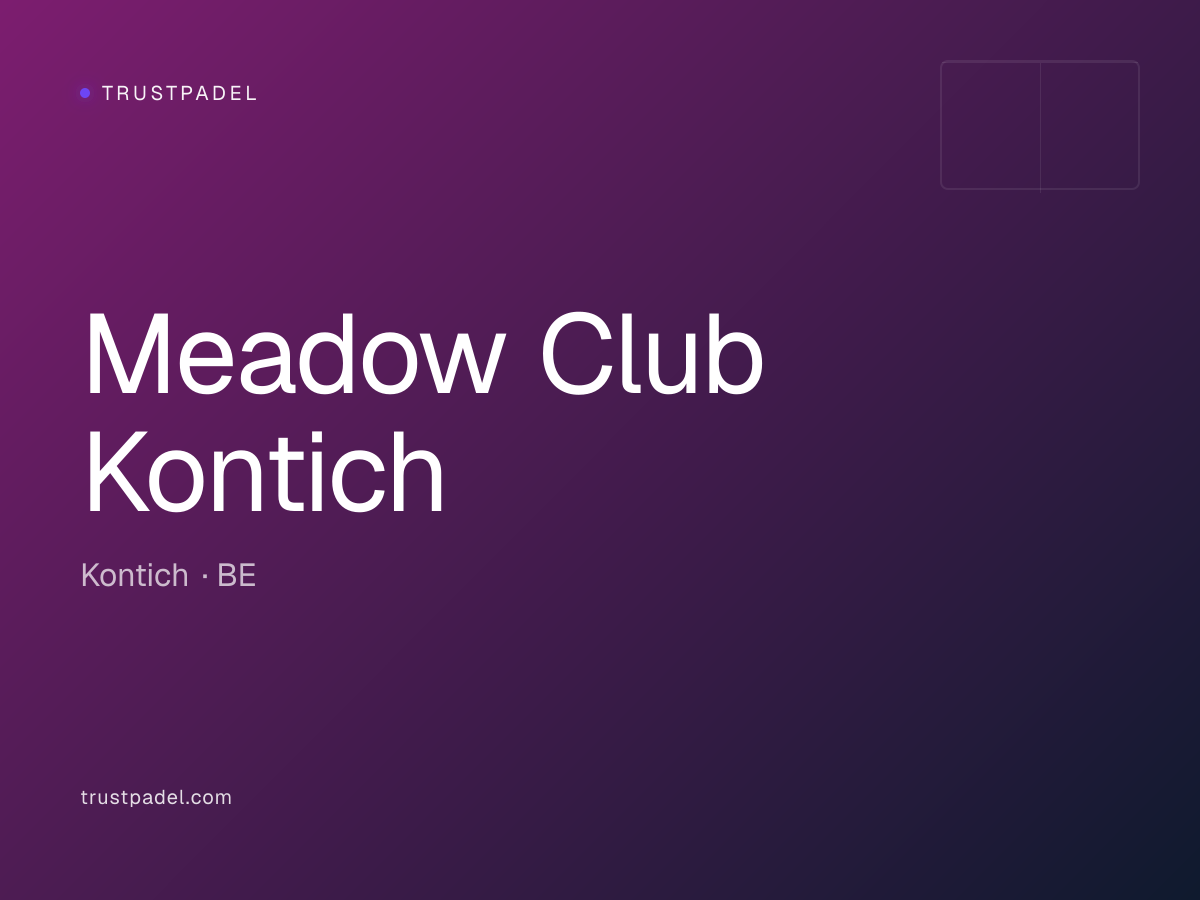 Meadow Club Kontich padel club