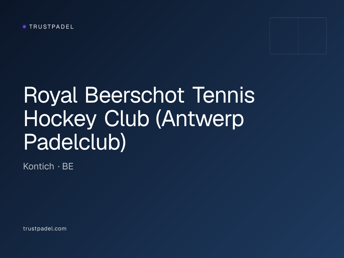 Royal Beerschot Tennis Hockey Club (Antwerp Padelclub) padel club