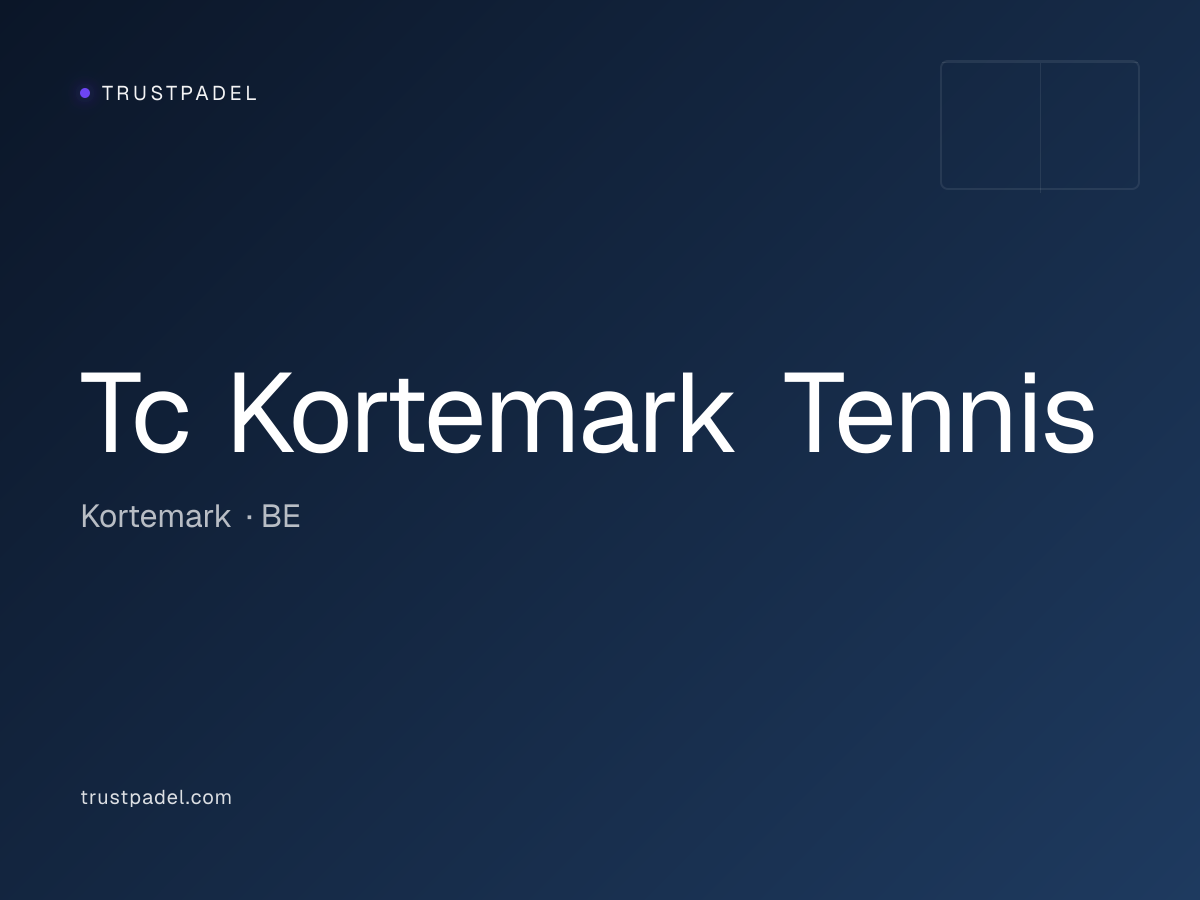 Tc Kortemark Tennis padel club