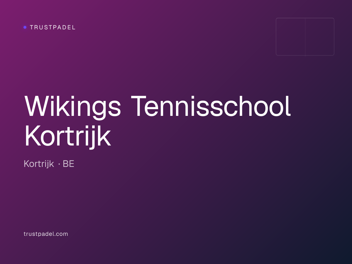 Wikings Tennisschool Kortrijk padel club