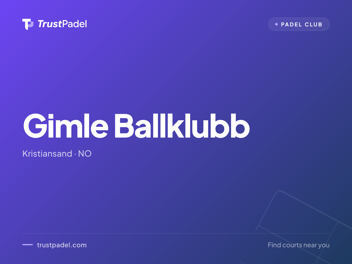 Gimle Ballklubb padel club