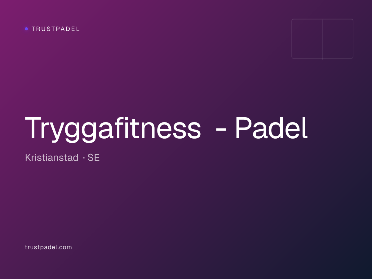 Tryggafitness - Padel padel club