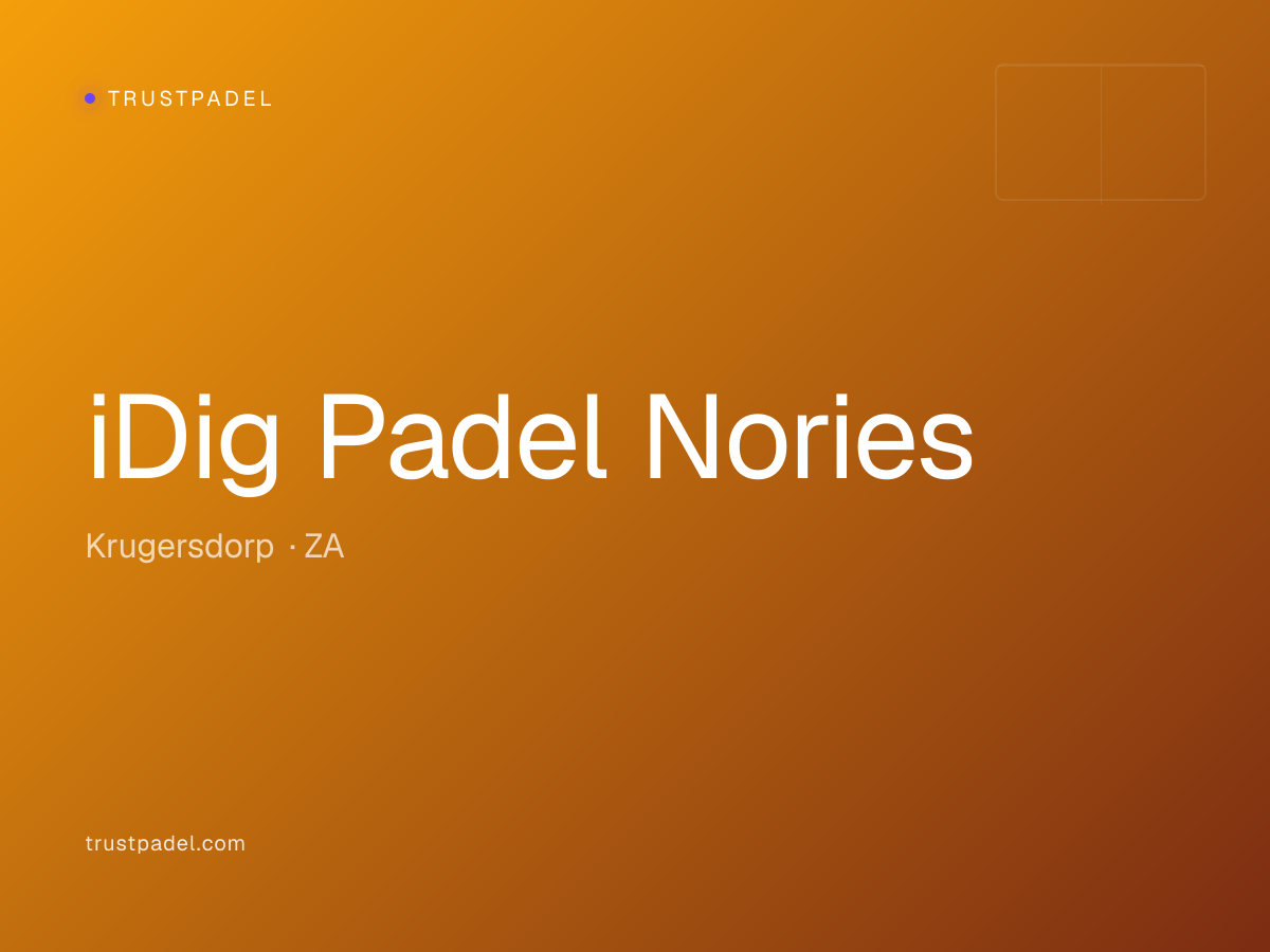 iDig Padel Nories padel club