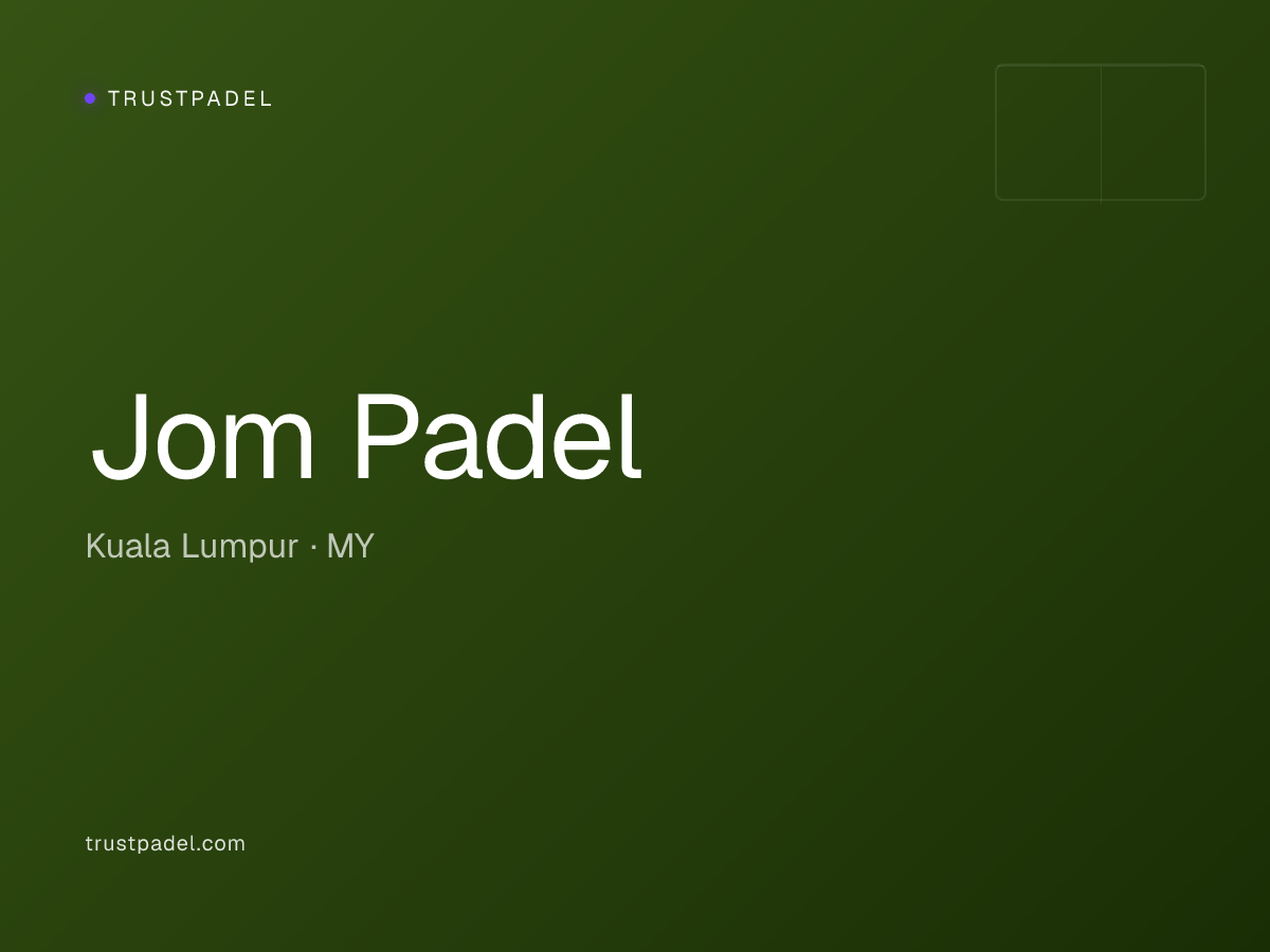 Jom Padel padel club