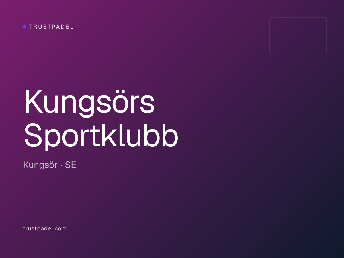 Kungsörs Sportklubb padel club