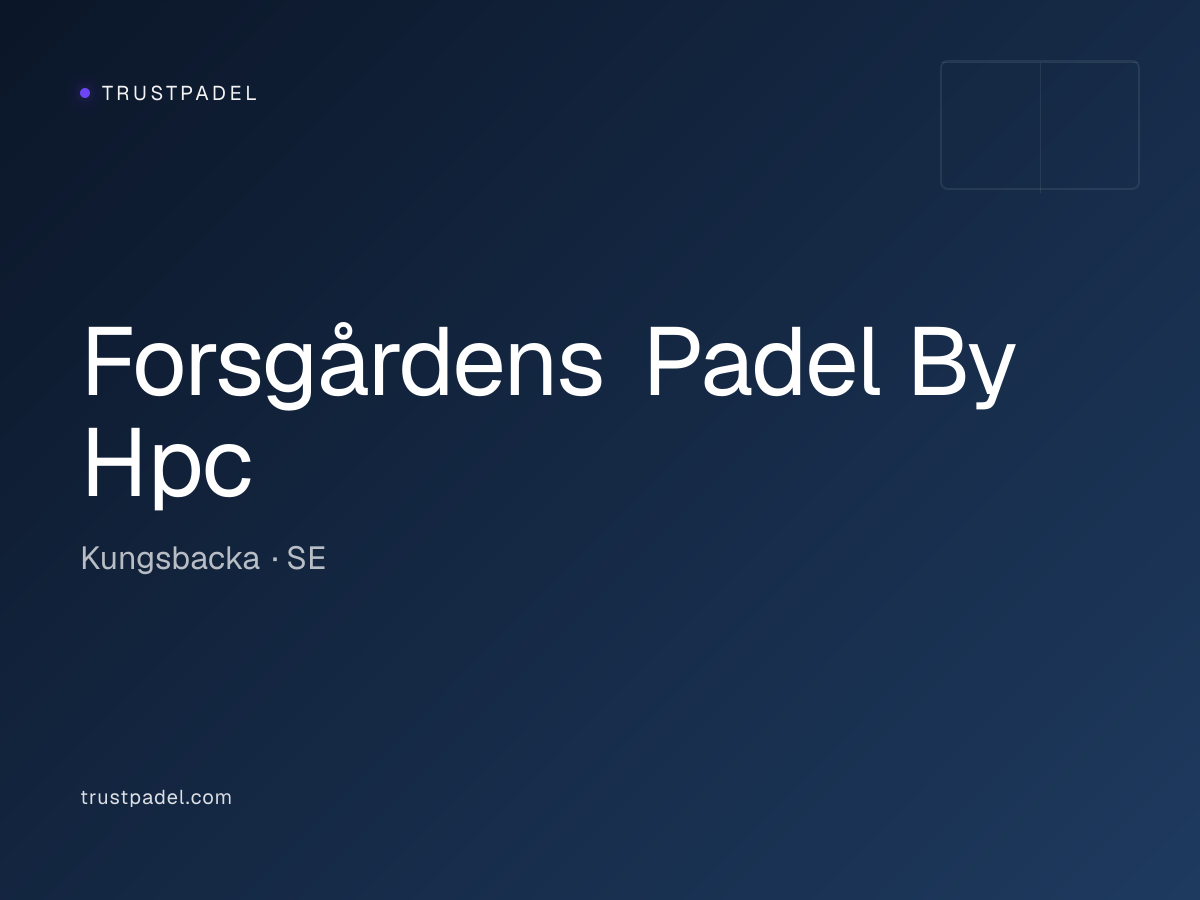 Forsgårdens Padel By Hpc padel club