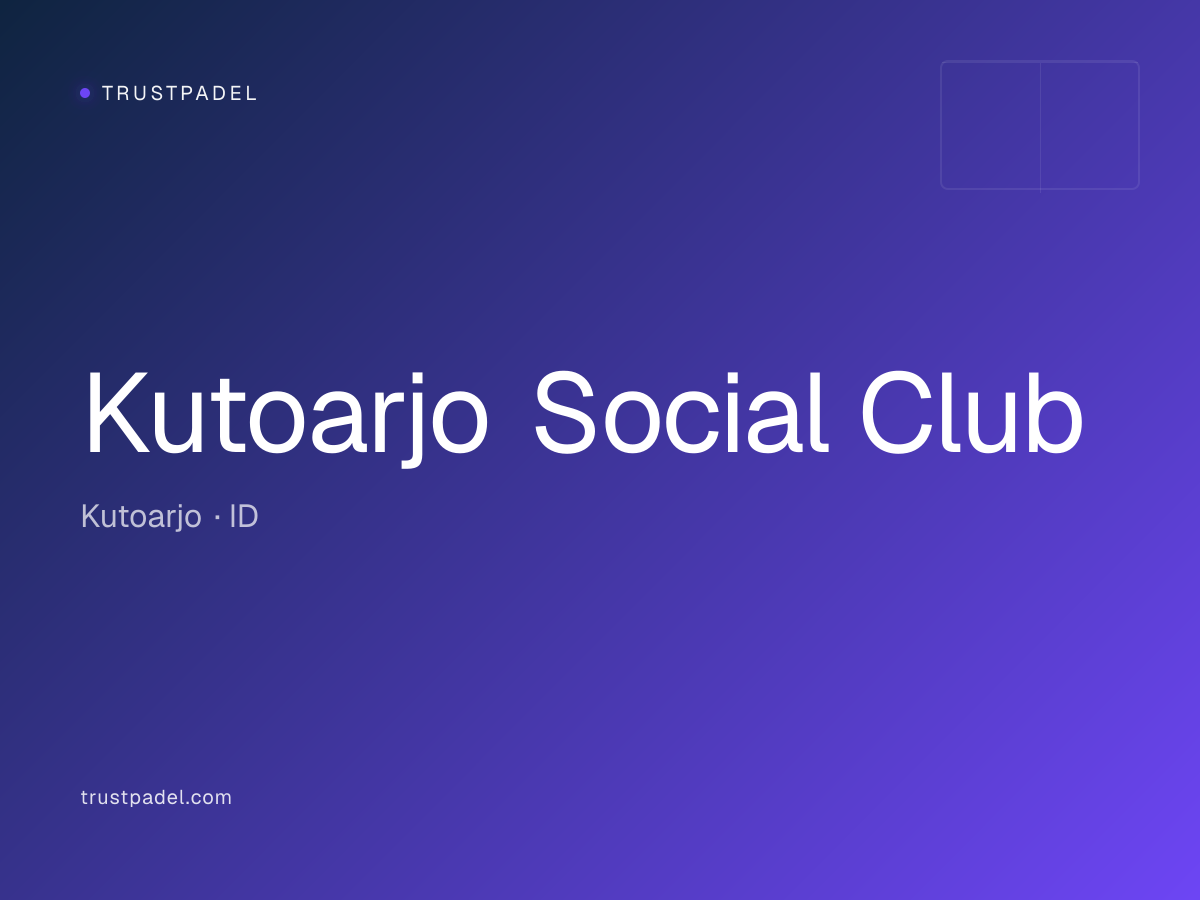 Kutoarjo Social Club padel club
