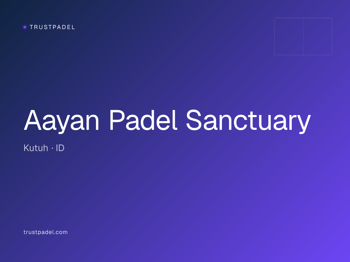 Aayan Padel Sanctuary padel club