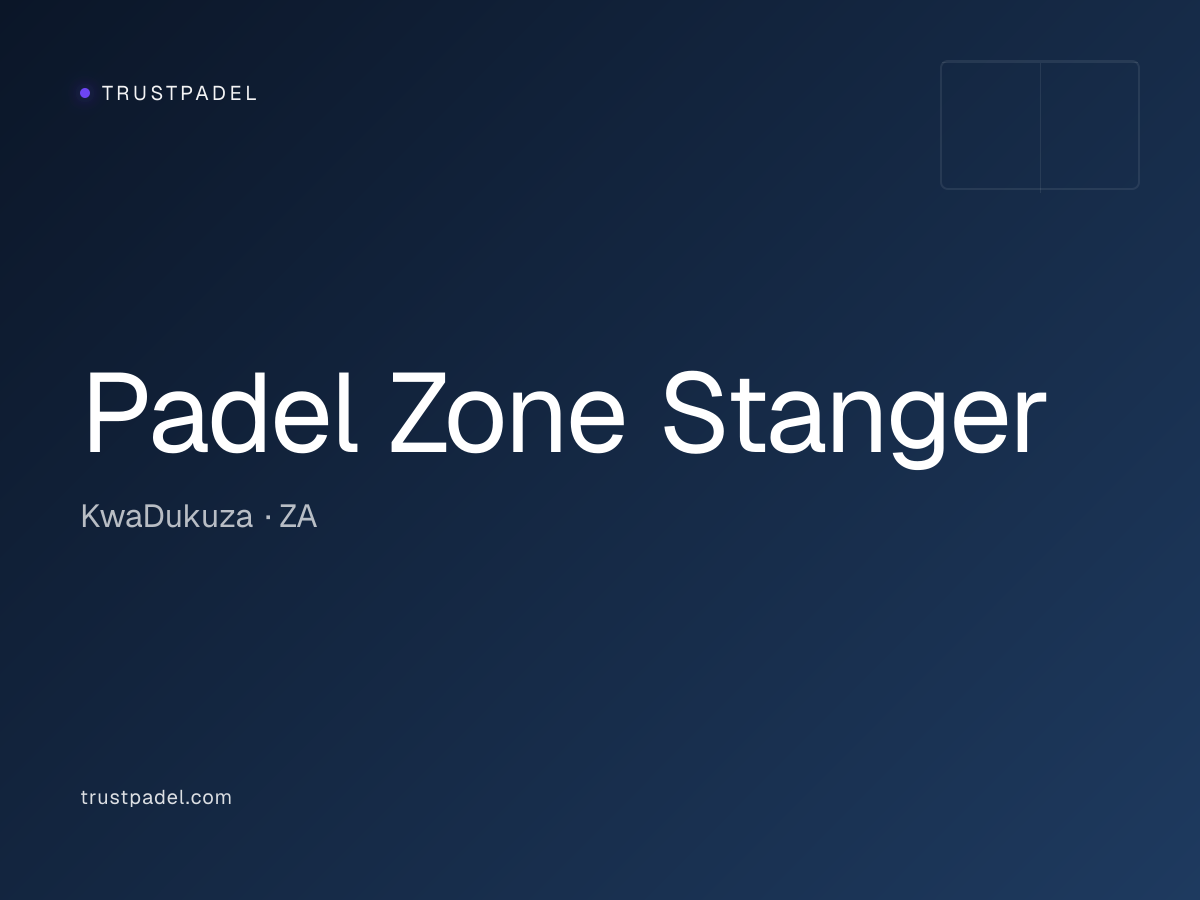 Padel Zone Stanger padel club