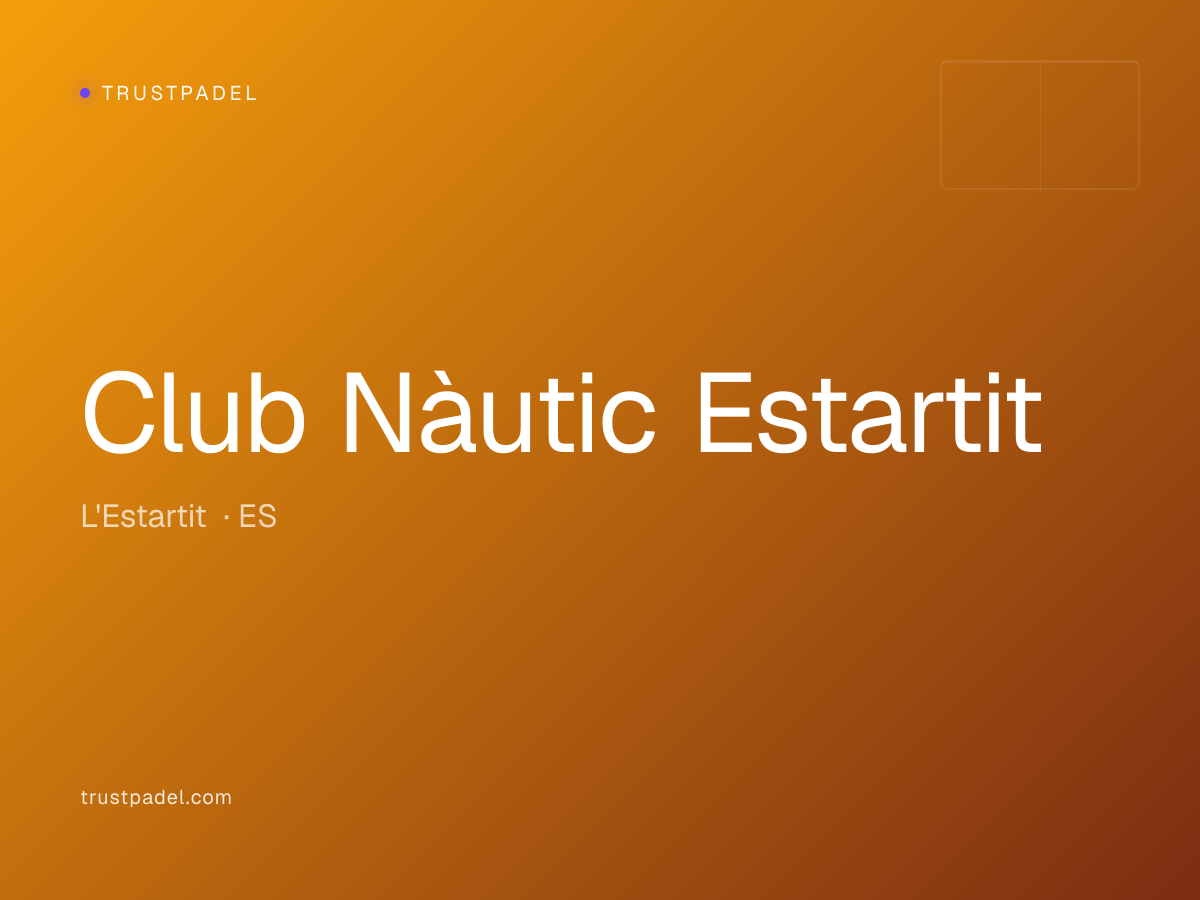 Club Nàutic Estartit padel club
