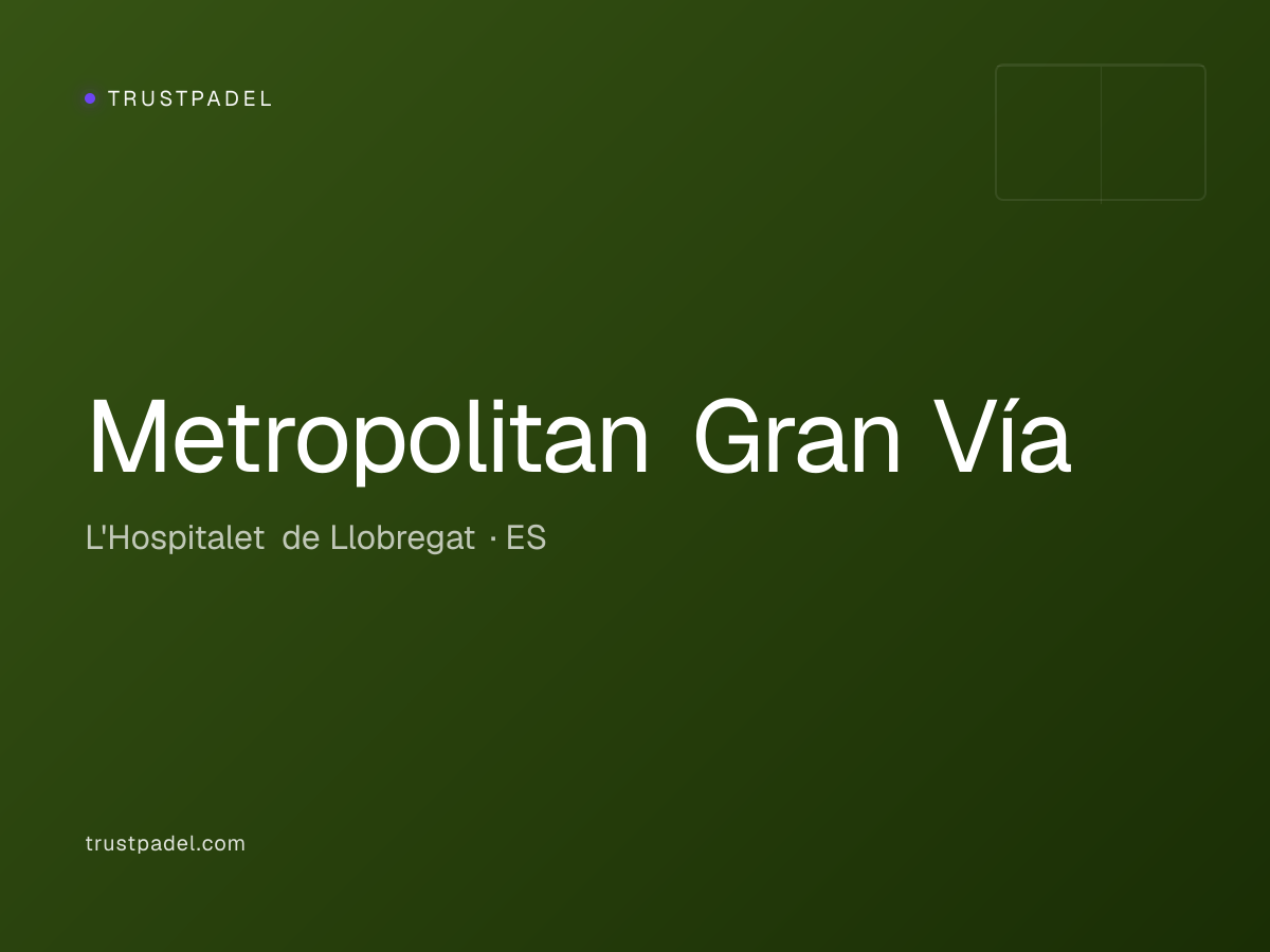 Metropolitan Gran Vía padel club