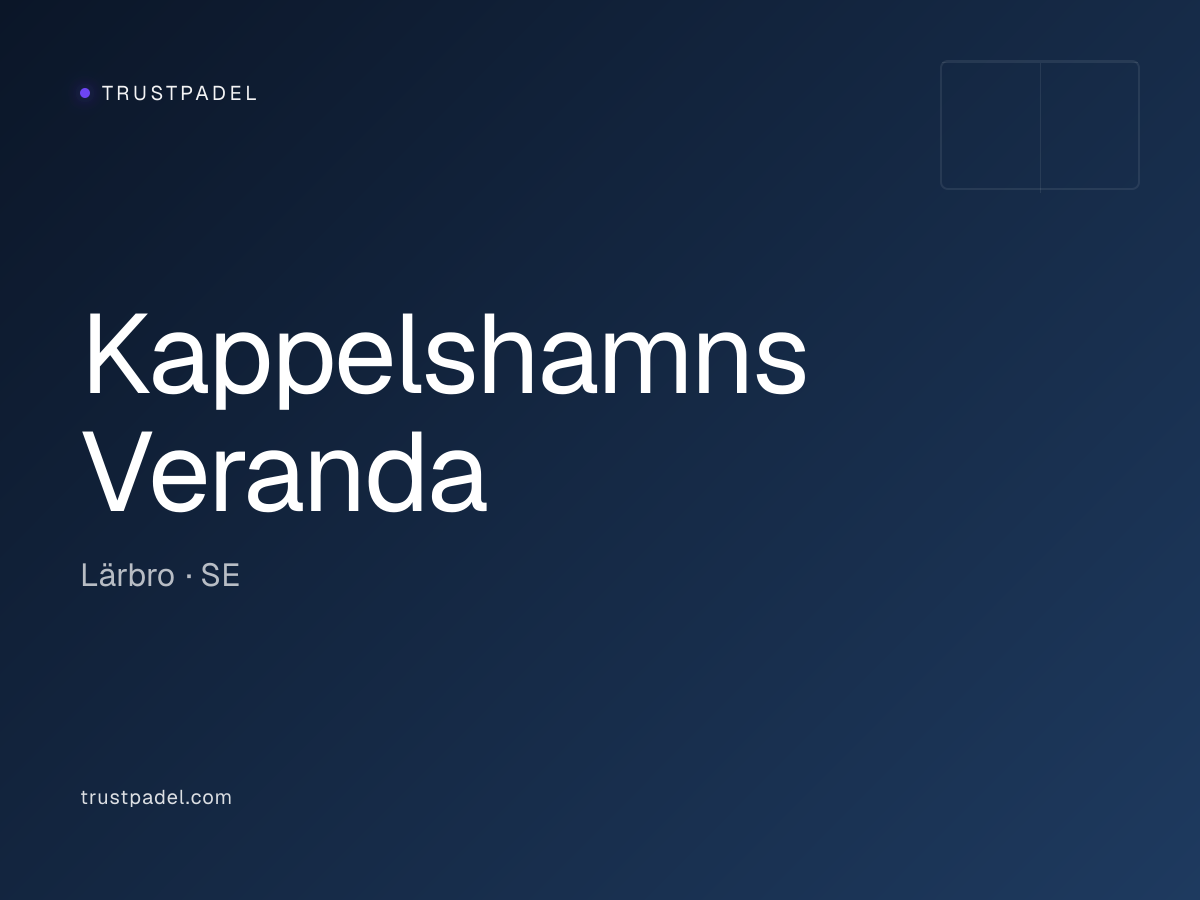 Kappelshamns Veranda padel club