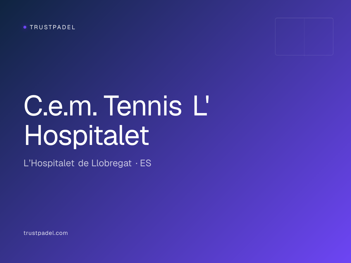 C.e.m. Tennis L' Hospitalet padel club