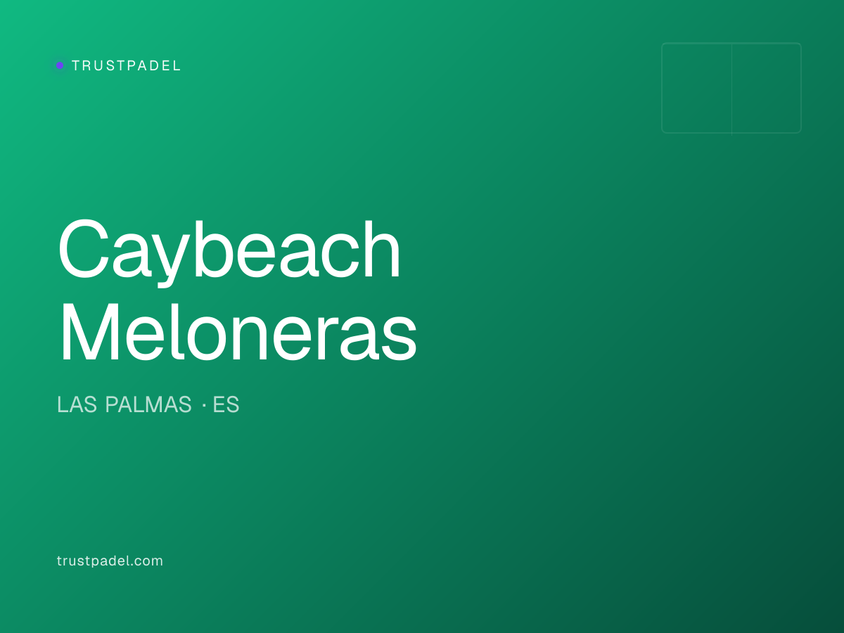 Caybeach Meloneras padel club