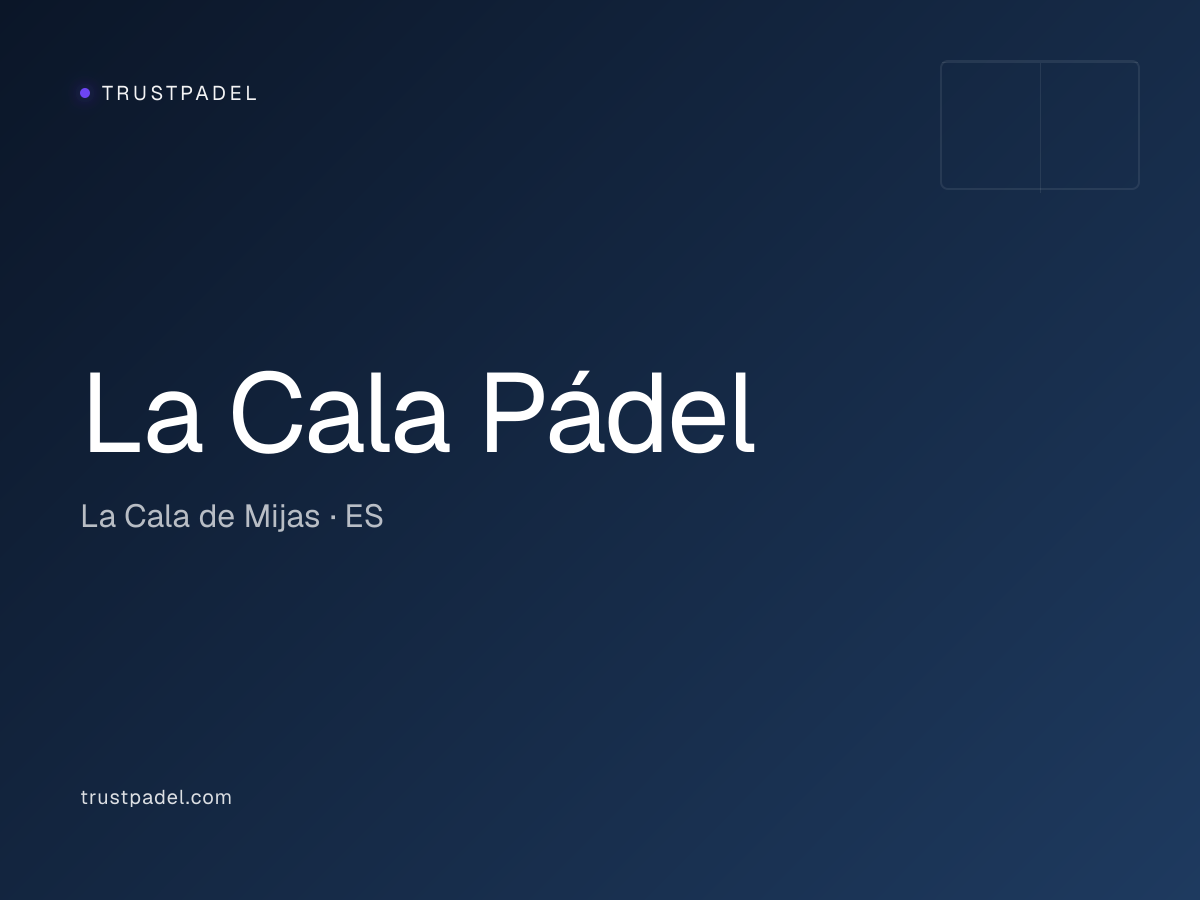 La Cala Pádel padel club