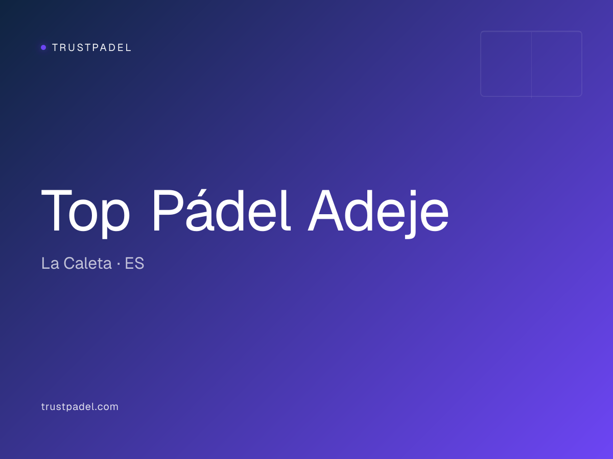 Top Pádel Adeje padel club