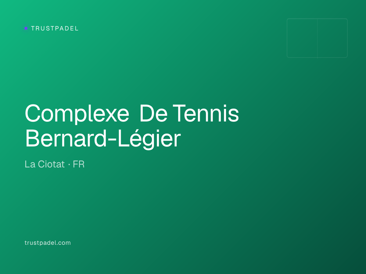 Complexe De Tennis Bernard-Légier padel club