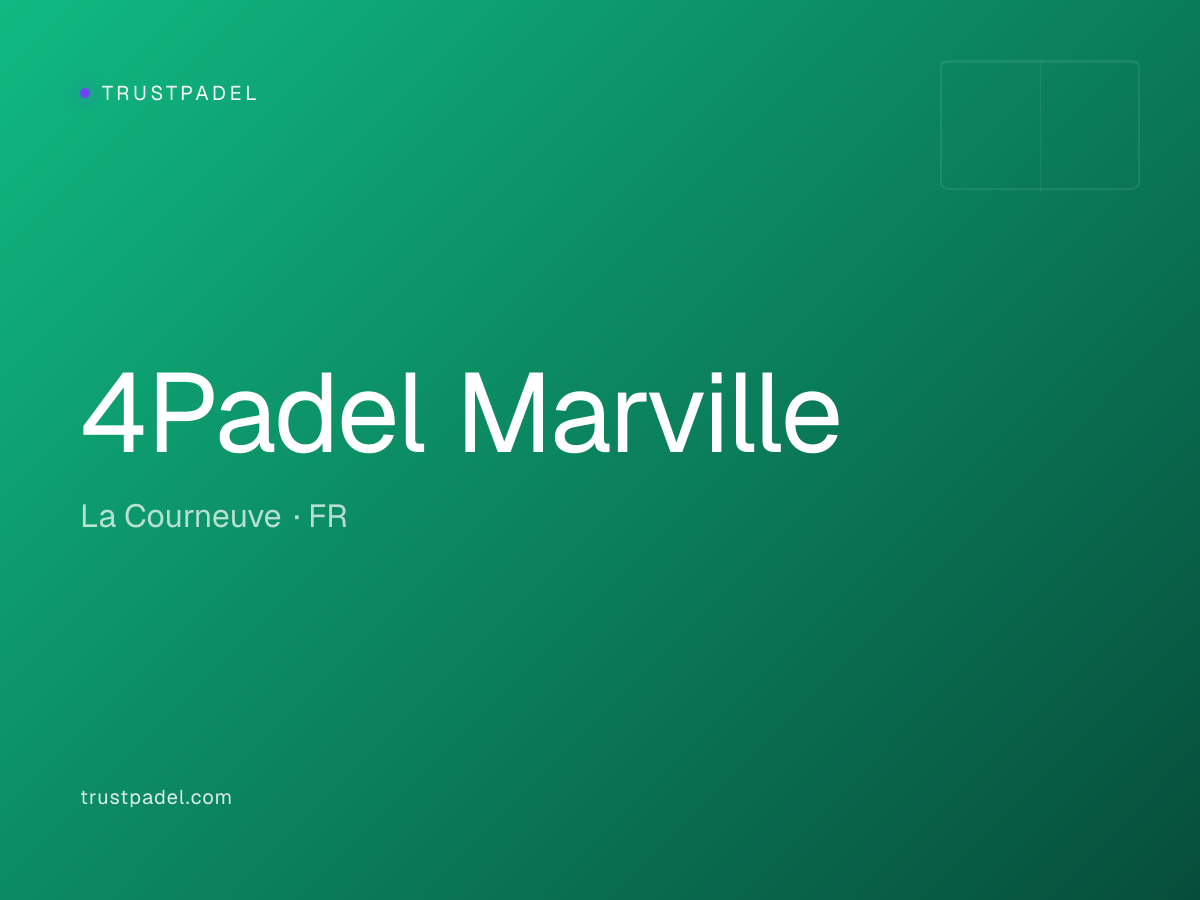 4Padel Marville padel club