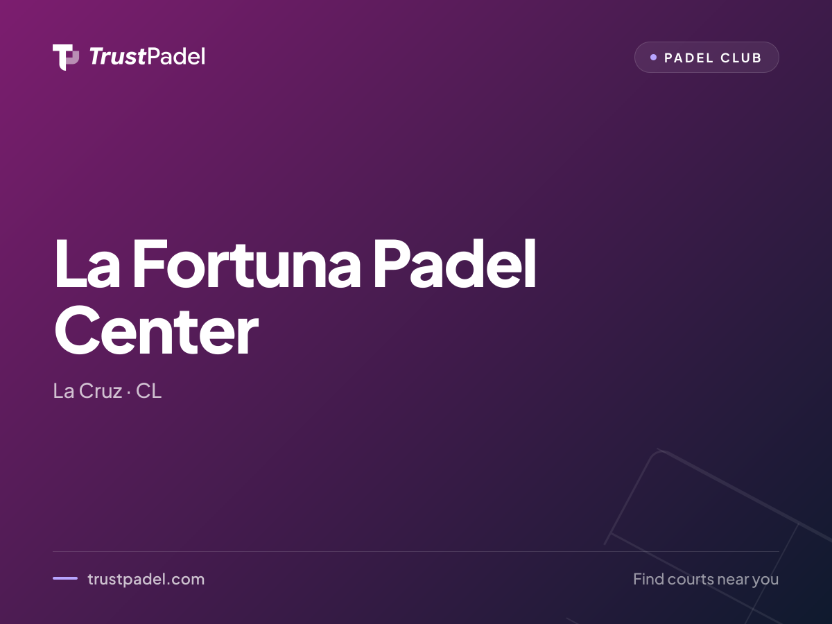 La Fortuna Padel Center padel club