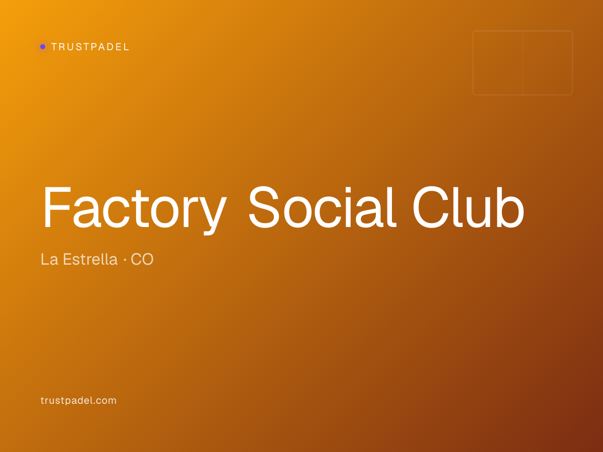 Factory Social Club padel club