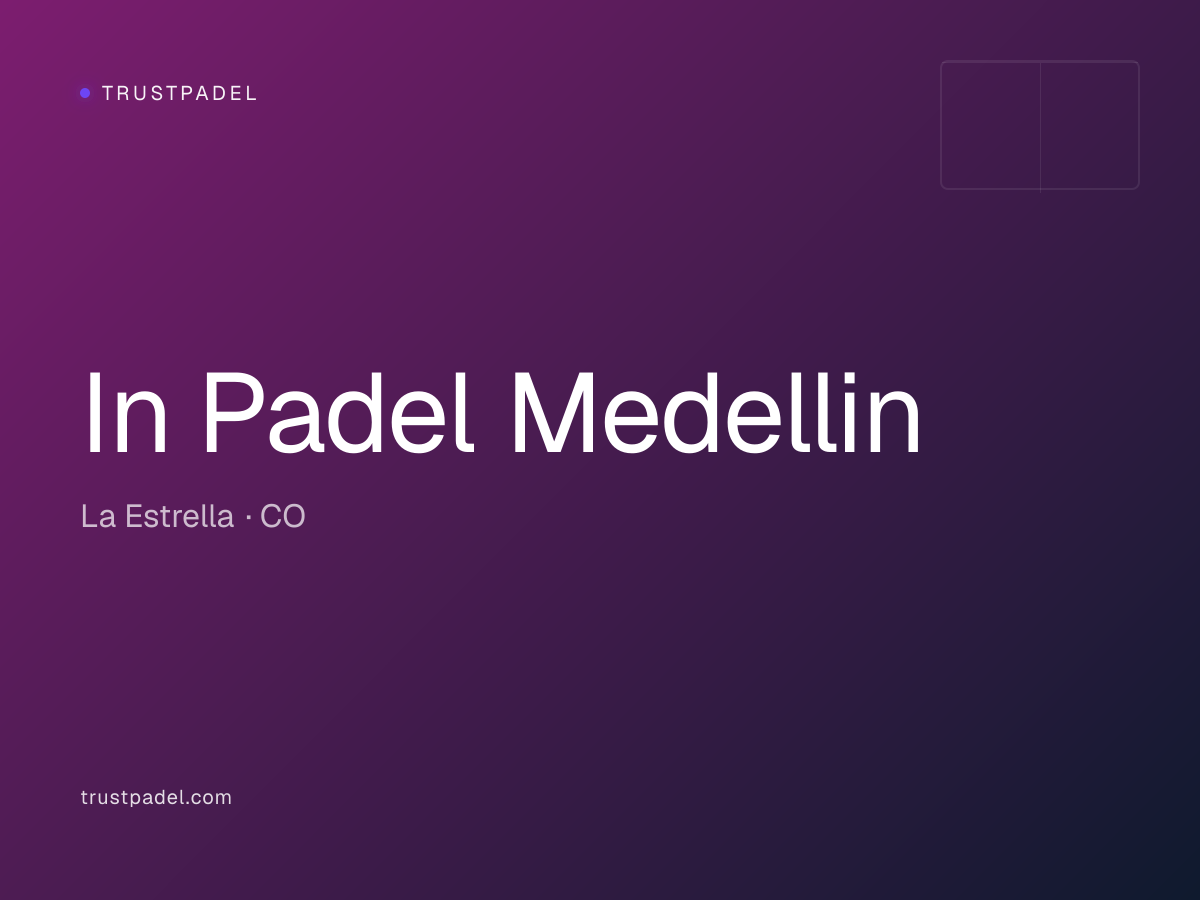 In Padel Medellin padel club