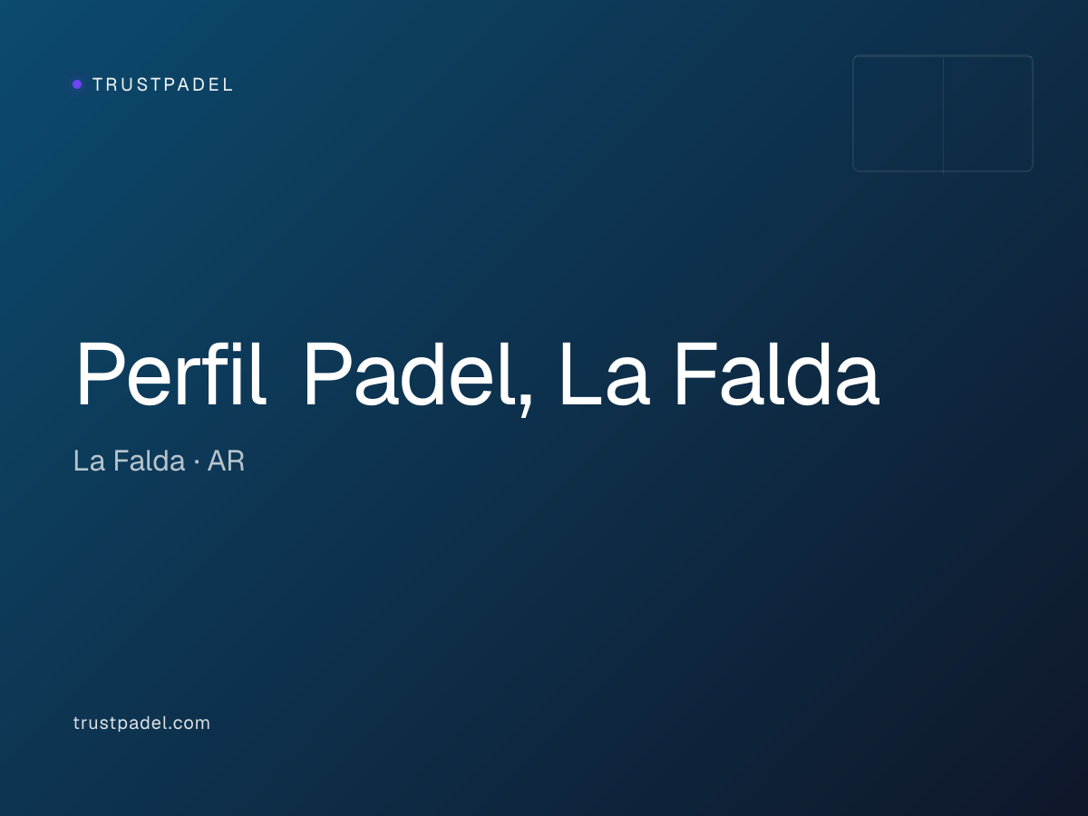Perfil Padel, La Falda padel club
