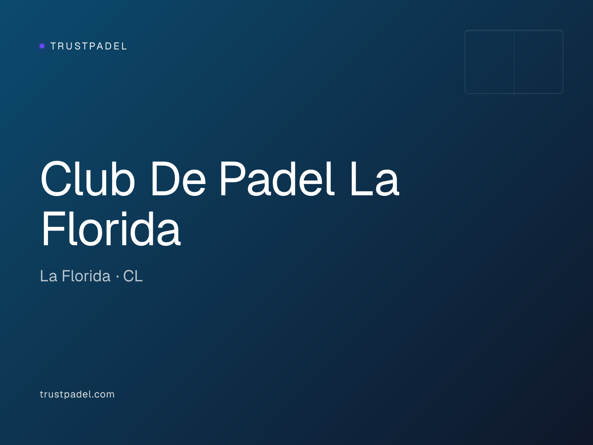 Club De Padel La Florida padel club