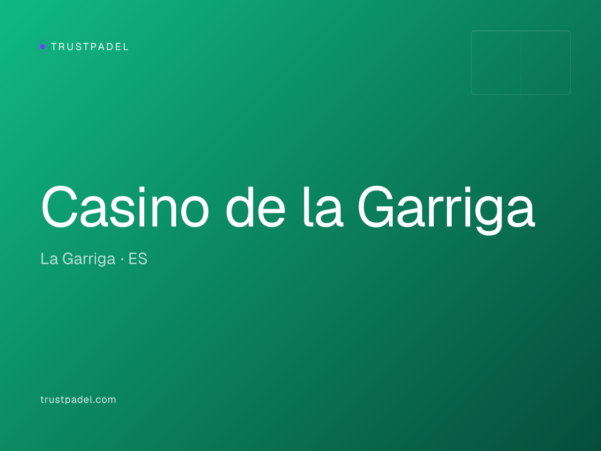 Casino de la Garriga padel club