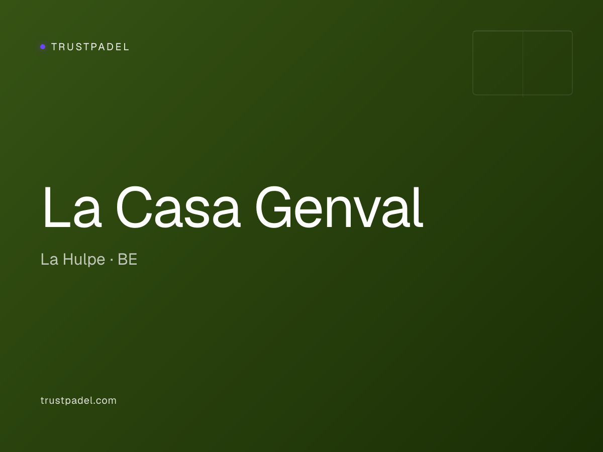 La Casa Genval padel club