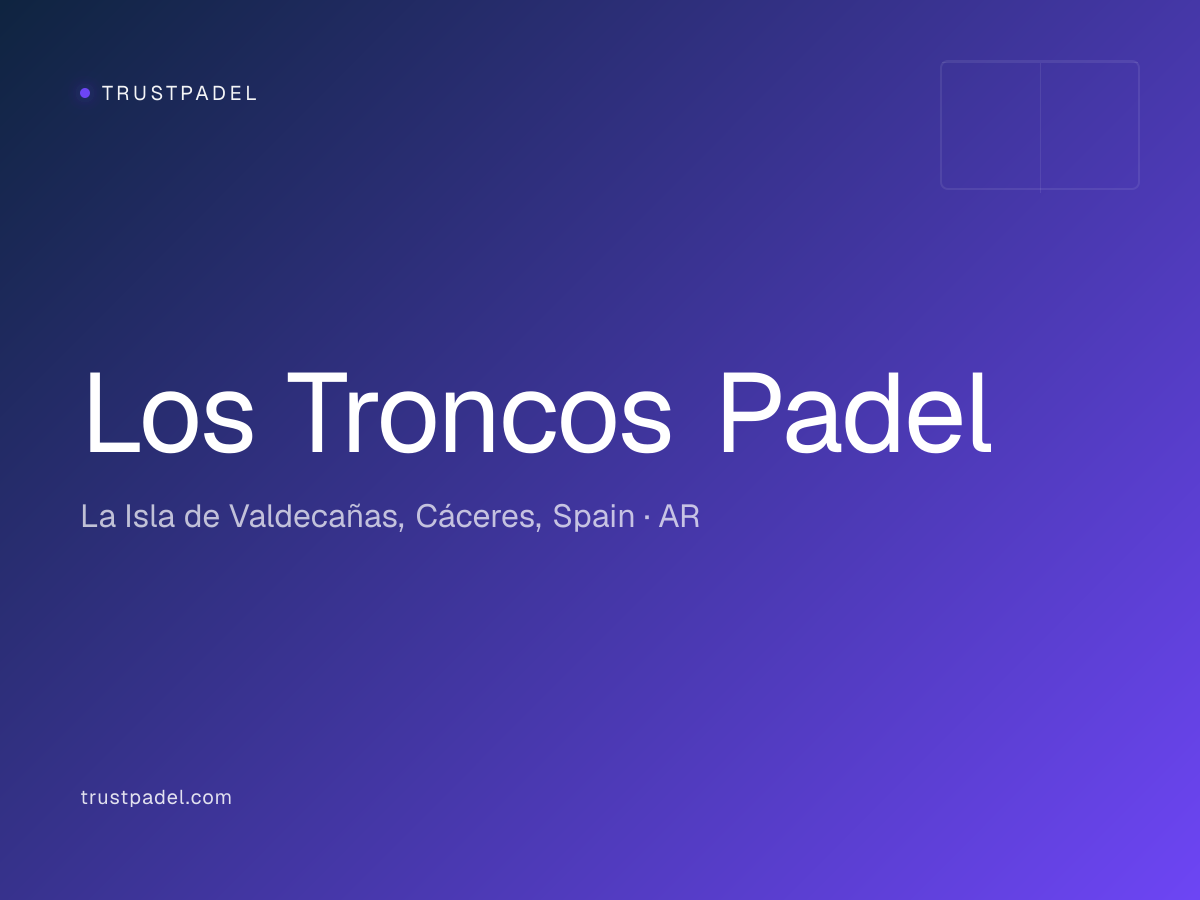 Los Troncos Padel padel club