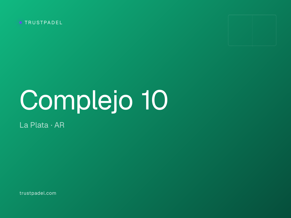 Complejo 10 padel club