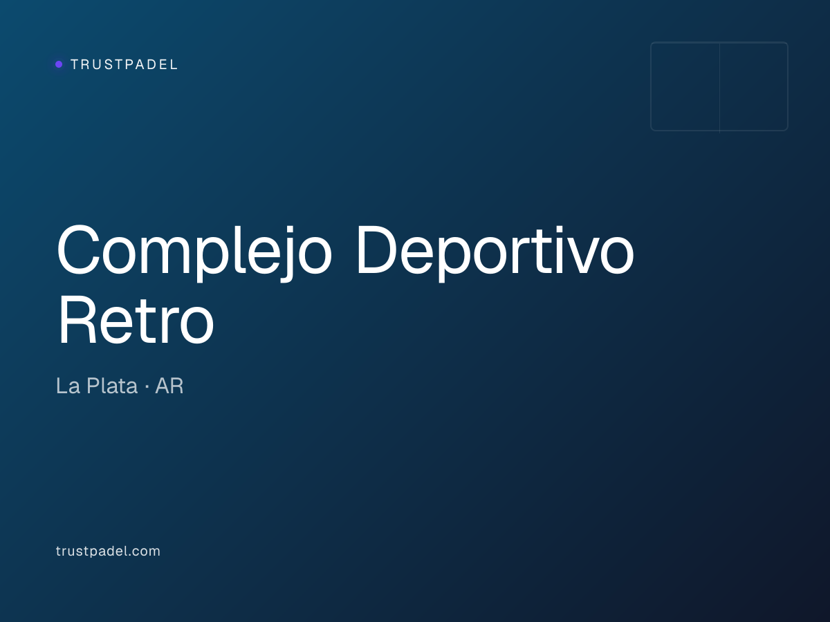 Complejo Deportivo Retro padel club