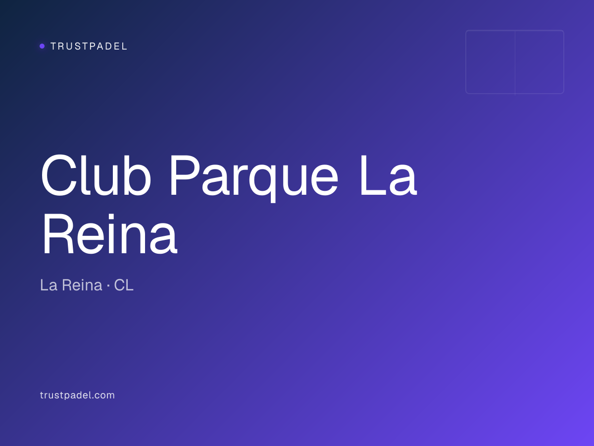 Club Parque La Reina padel club