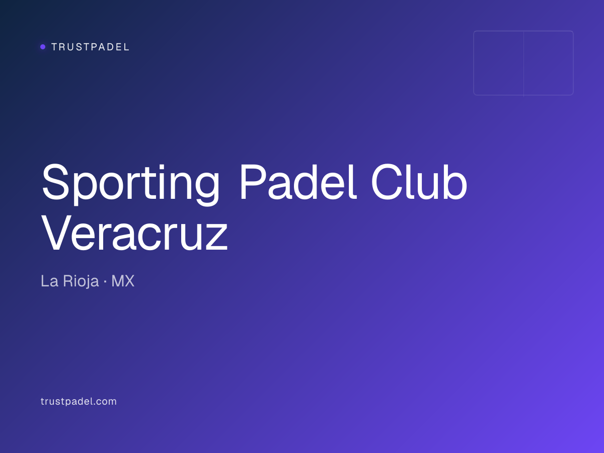 Sporting Padel Club Veracruz padel club
