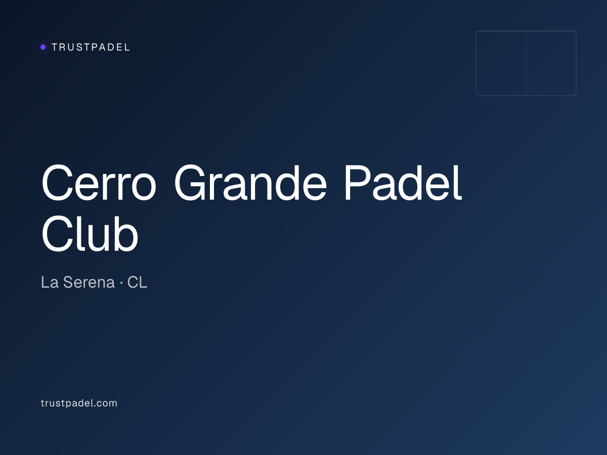Cerro Grande Padel Club padel club