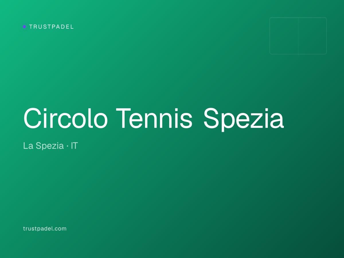 Circolo Tennis Spezia padel club
