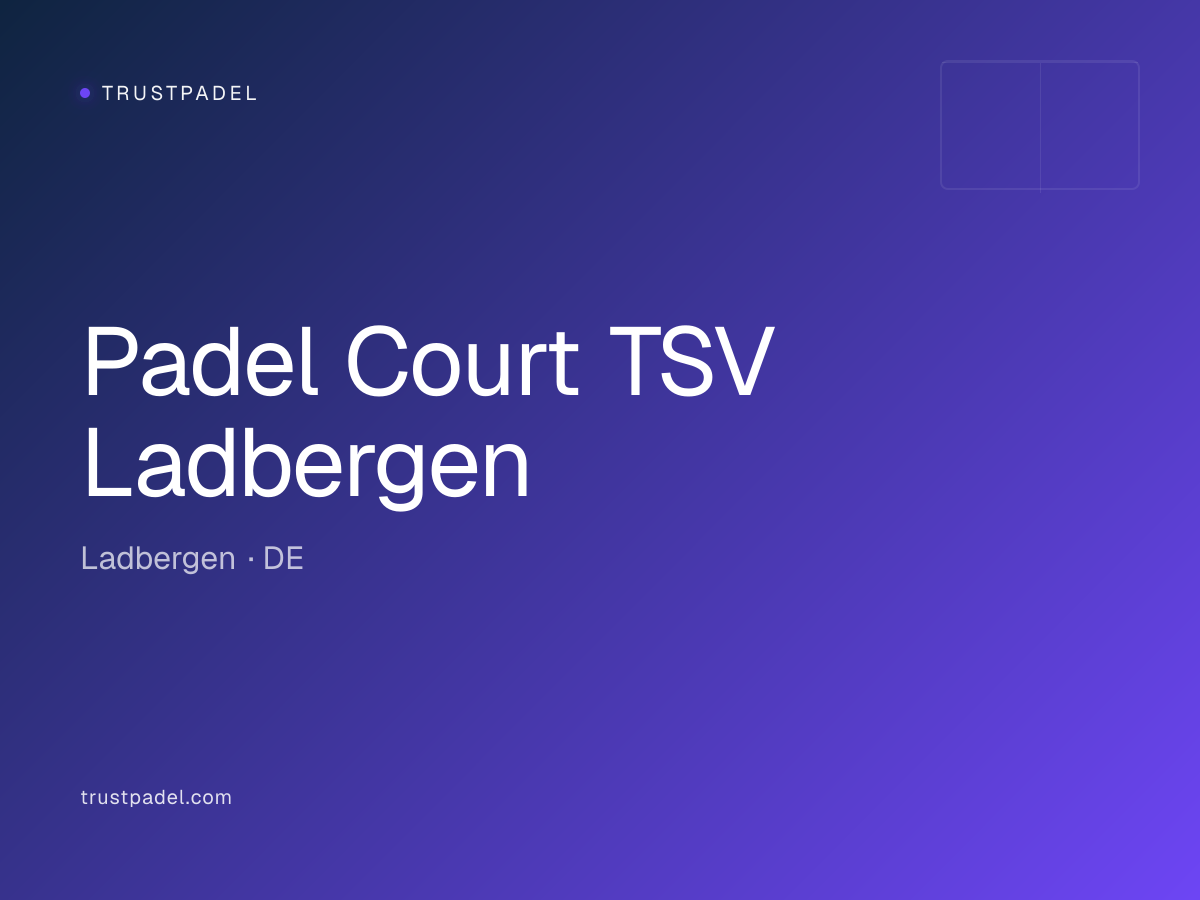 Padel Court TSV Ladbergen padel club