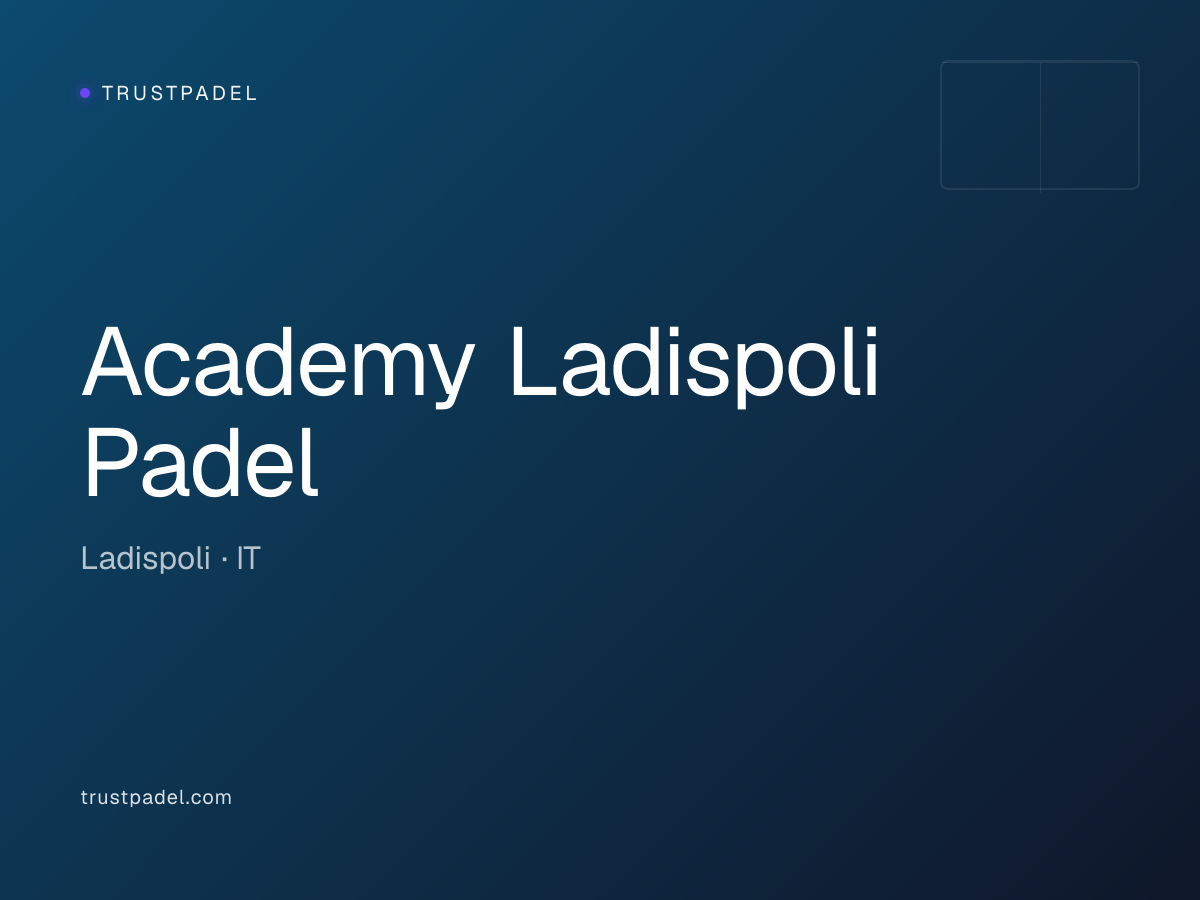 Academy Ladispoli Padel padel club