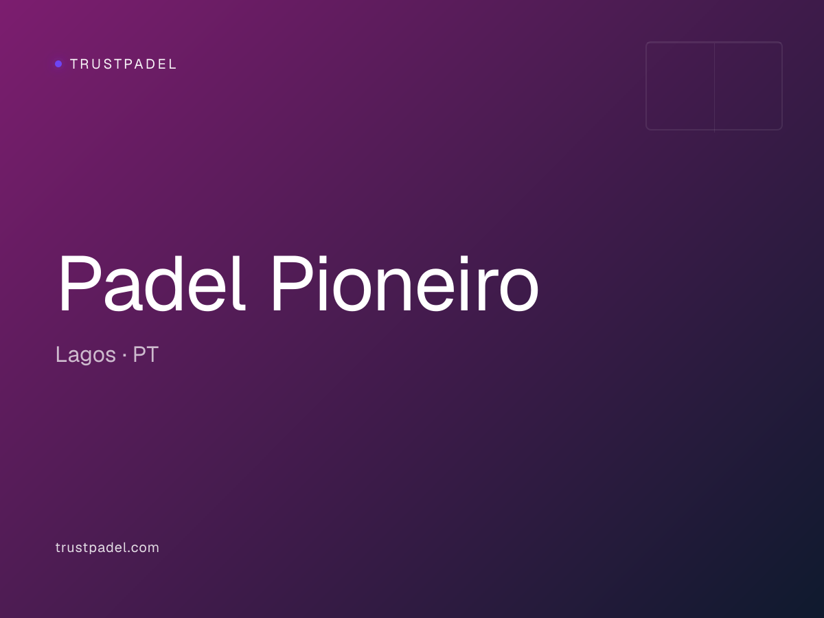 Padel Pioneiro padel club