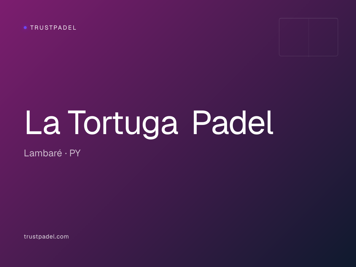La Tortuga Padel padel club