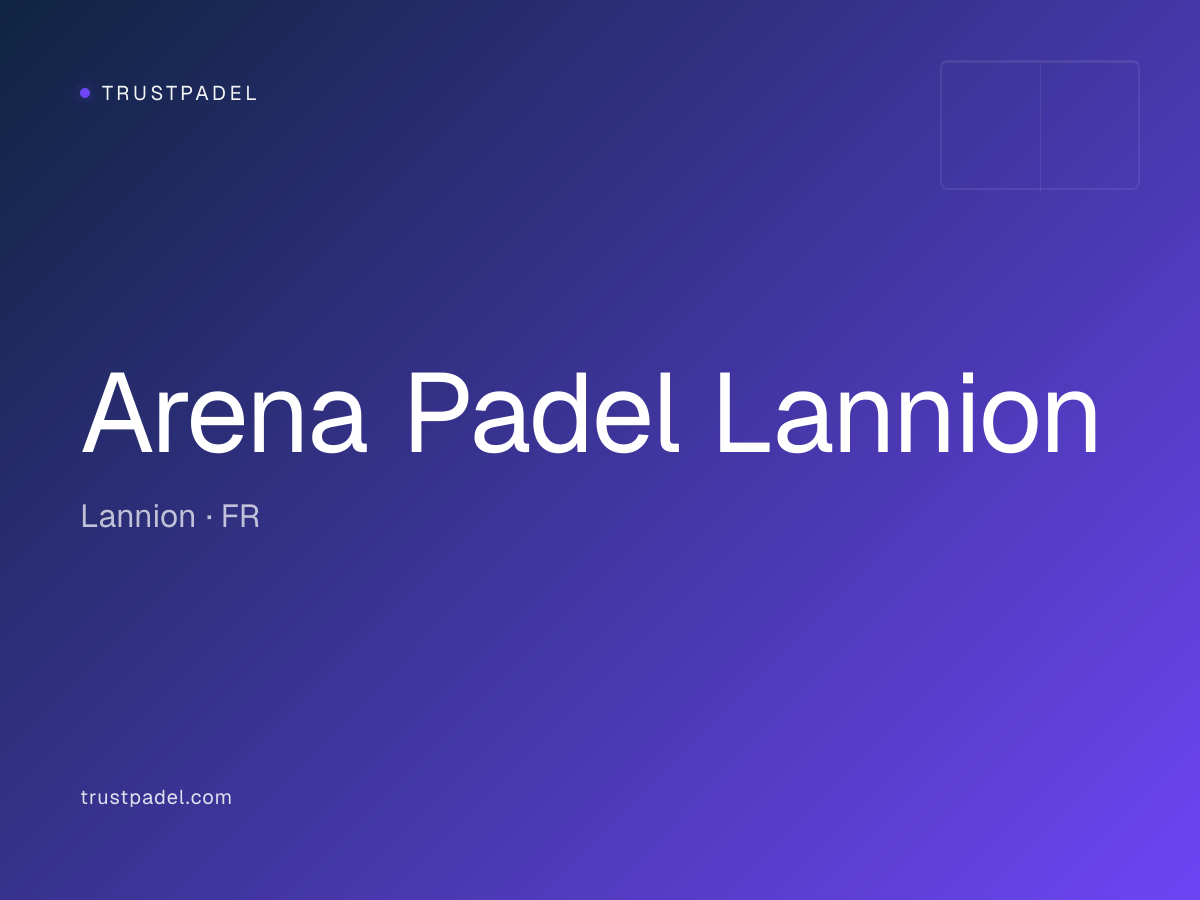 Arena Padel Lannion padel club